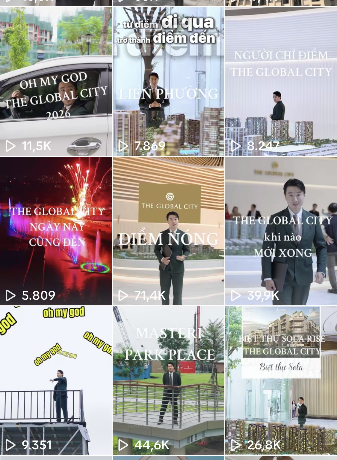 Nhiều video The Global City được phát triển từ một dự án
